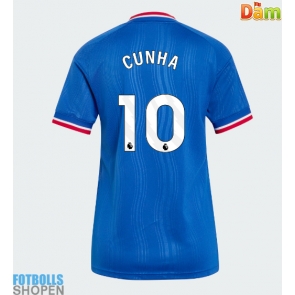 Billiga Manchester United Matheus Cunha #10 Bortatröja Dam 2026-27 Kortärmad